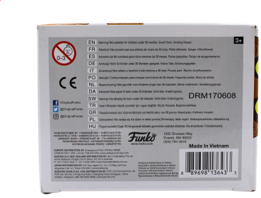 Funko PoP Clayface Figur Warnhinweise